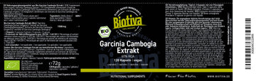 Garcinia Cambogia Extrakt Bio (120 Kapseln)